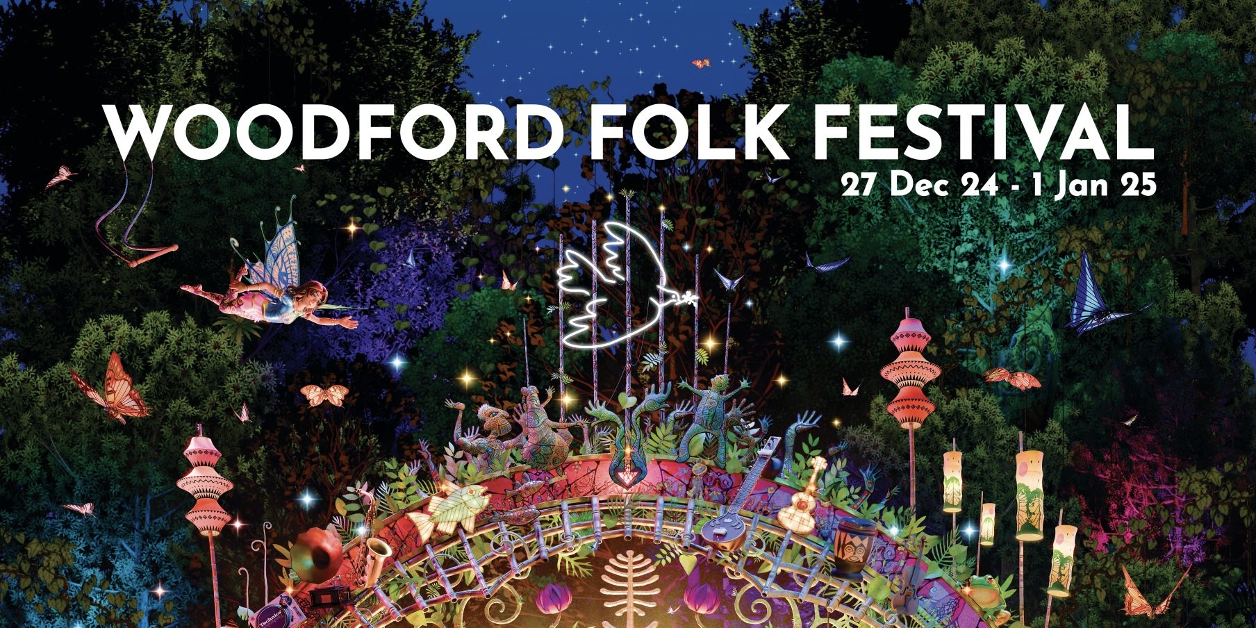 Woodford Folk Festival Banner